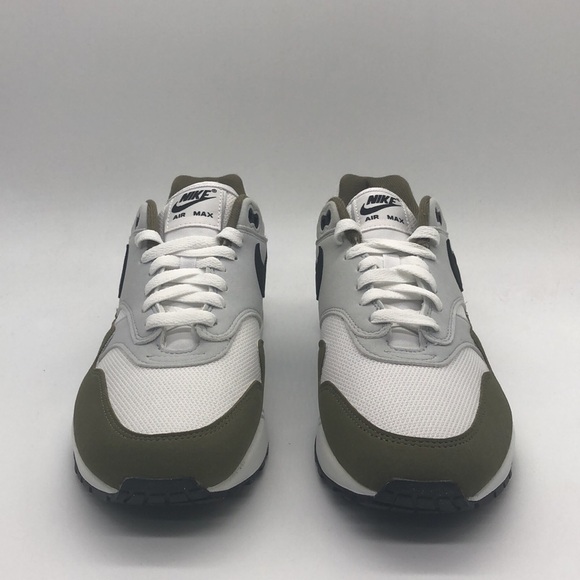 New Mens Nike Air Max 1 White/Black/Green FD9082-102 NWOB - Picture 3 of 5